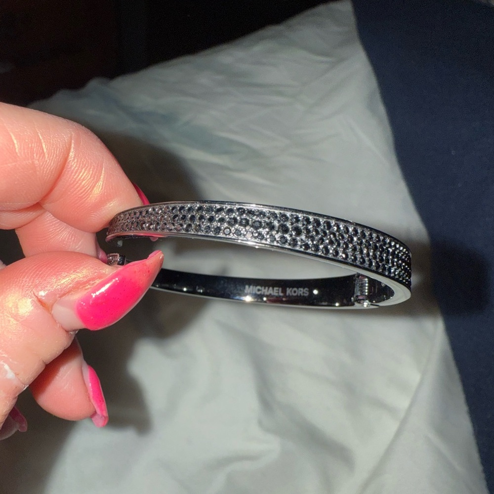 Michael Kors Black Bangle Bracelet